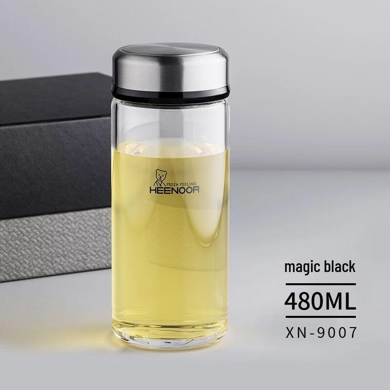 Heenoor Portable Single-Layer Glass Tea Cup