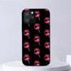 Kiss Sexy Red Lips Lollipop Fashion Black For iPhone Samsung Galaxy Redmi Note S 17 16 15 14 13 20 24 25 54 Pro Max Ultra Fe Air Cover Poco
