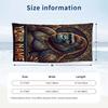Portrait Man Theme Beach Towel Personalized Custom Name & Text Soft Quick Dry Beach Towel for Swimming Travel