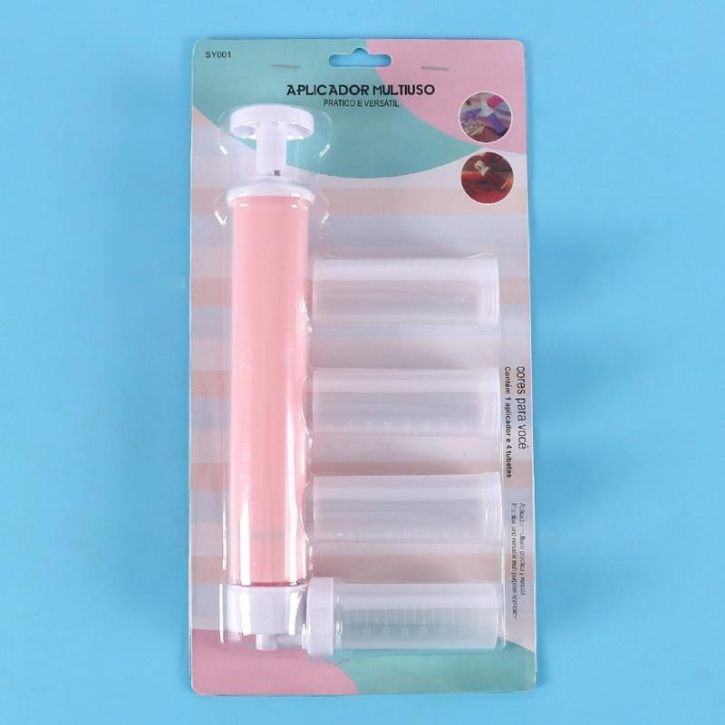 Manual Handheld Cake Decorating Sprayer For Effortlessly Baking With Adjustable Nozzle And Durable Plastic Design