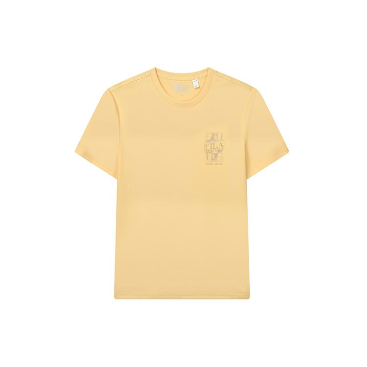 

New FILA T Shirt Men s Crystal Yellow F11M218104FYE XL