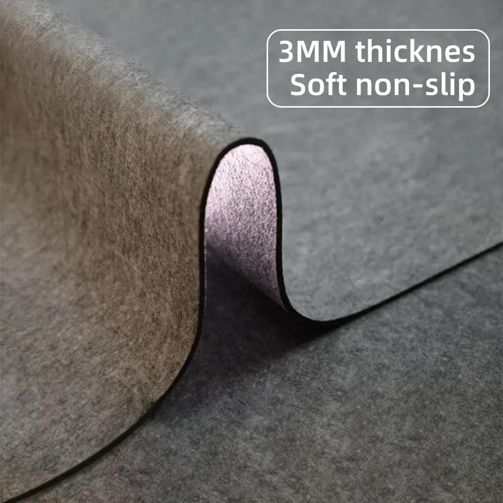 For Large Size Wool Felt Mouse Pad Office Computer Desk Protector Mat Table Laptop Cushion Non-slip Gaming Accessories Keyboard Mat