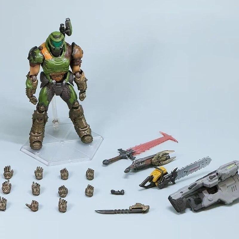 

Аниме DOOM Eternal Doom Slayer Фигурки Destroy Warrior Eternal Destroy Warrior Фигурки ПВХ Модель Игрушки without box