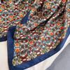 Brand Twill Silk Scarf Women Luxury Shawl Wrap 90cm Square Headband Print Neck Tie Female Hijab Satin Echarpe 2025 Bandana