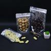 100Pcs Wholesale Clear Front Transparent Stand Up Smell Proof Resealable Ziplock Aluminum Foil Packaging Mylar Food Bag