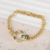 Leopard Head Bracelet European and American Fashion Design Watch Chain Jewelry Hand Jewelry
