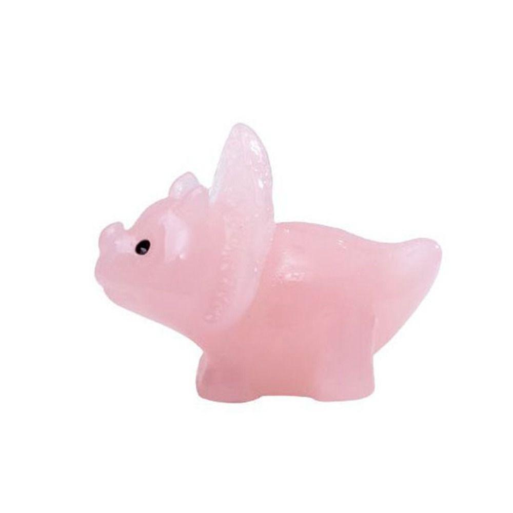 Однотонный маленький динозавр миниатюрный мультфильм ручной работы микро ландшафт — фото 10