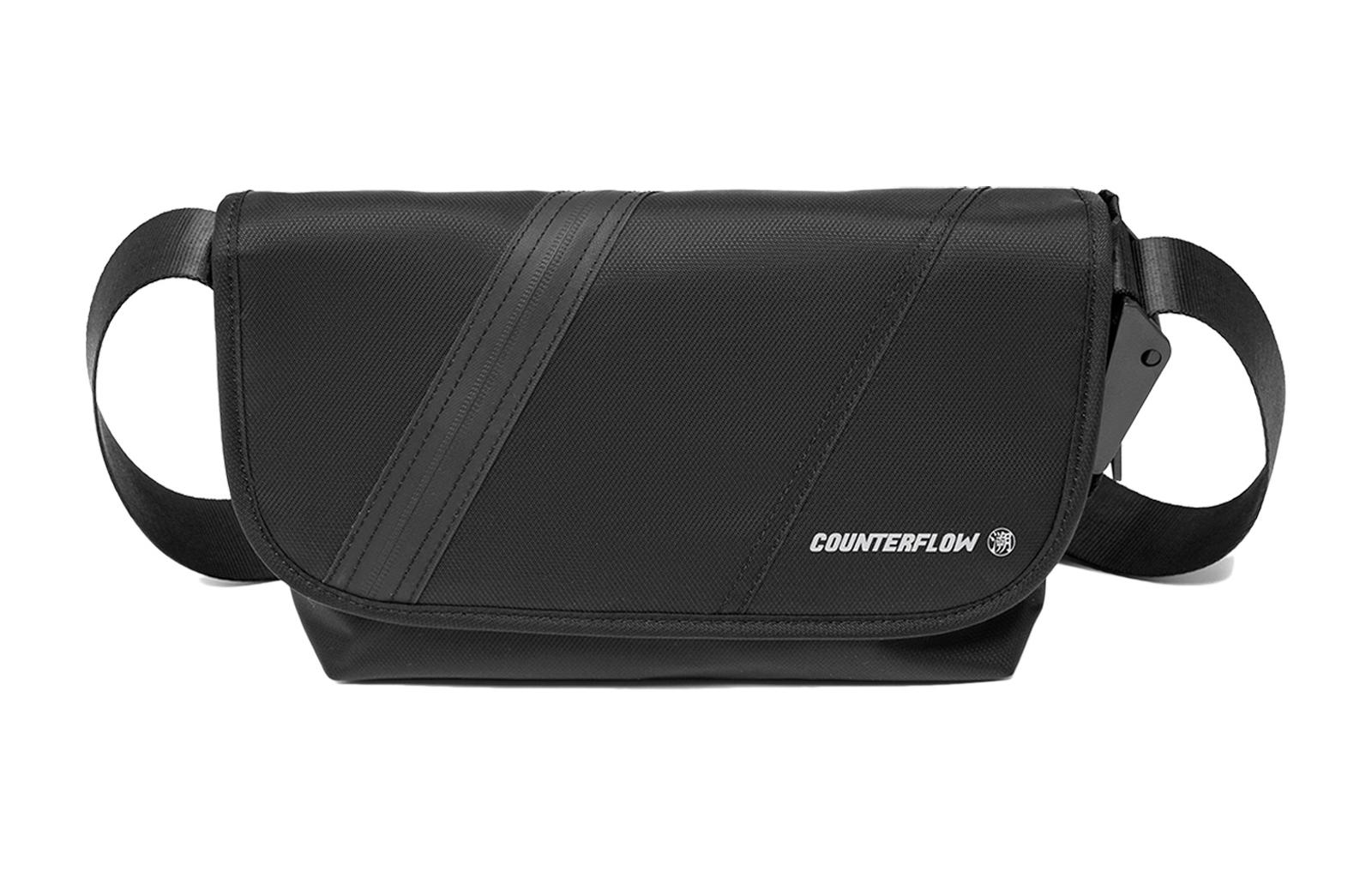 Li Ning CF Polyamide Sling Bag, Shoulder Bag, Crossbody Bag Regular Unisex Black ABDU177-2