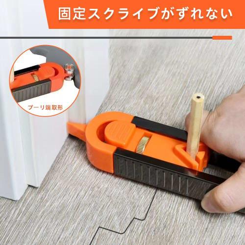 Scribing Ruler, Irregular Shapes, Woodworking Measuring Gauge, Contour Gauge, Construction, DIY, Adjustable, Lockable, Precision, Tracing, Profile Mea