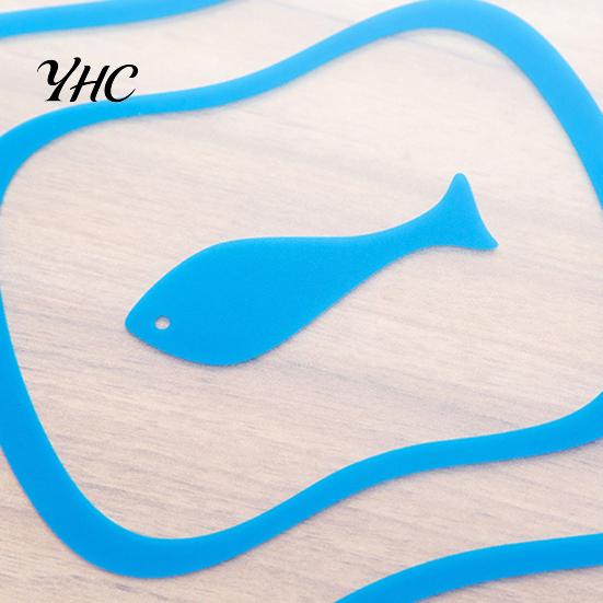 Plastic Chopping Block 4Pcs Chopping Blocks Frosted Non-slip Transparent Cutting Boards Breadboard for Kitchen