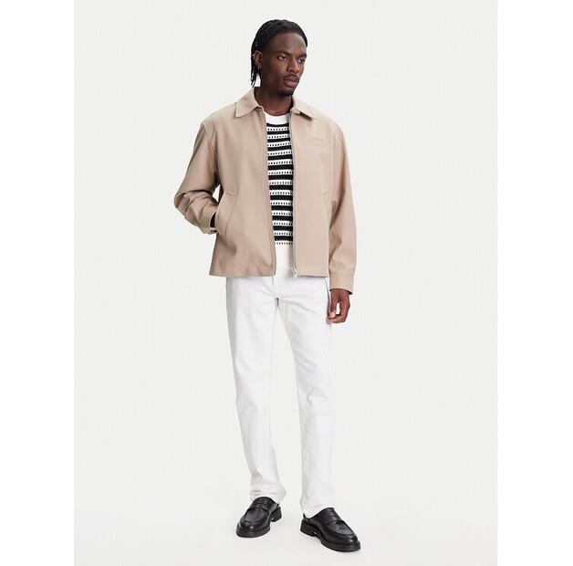 Demiseason Jacket Tommy Hilfiger F1 Movie Mechanics MW0MW41370 Beige Color, Standard Fit