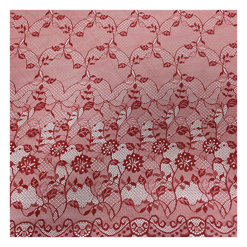 All-Polyester Hollow Flower Non-Elastic Lace Trim for Lolita Wedding Dress or Evening Gown