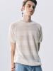 EDWARDMAX Morina Short-Sleeve Knitwear Cream