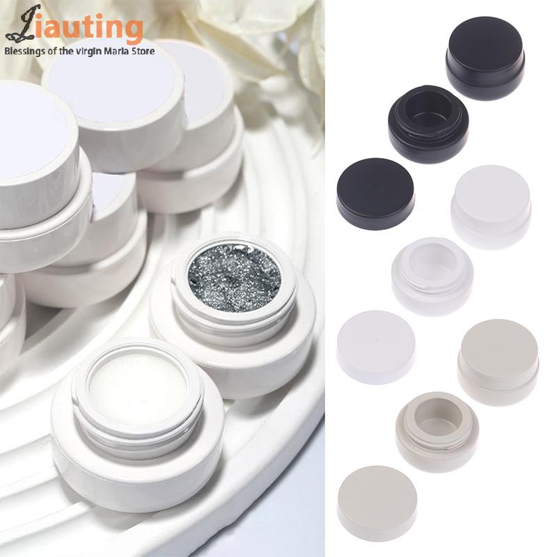 2-2.5ml Avoiding Light Nail Patting Gel Jar Nail Polish Holder Case Packaging Box Manicure UV Glue Organizer Portable Plastic