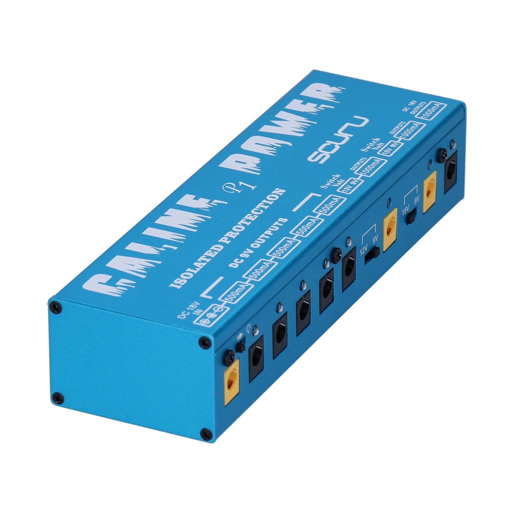 CP?05 Gitar Effektpedal Flerveis Strømforsyning P1 Effektpedal Isolert Strømforsyning 100?240VUS