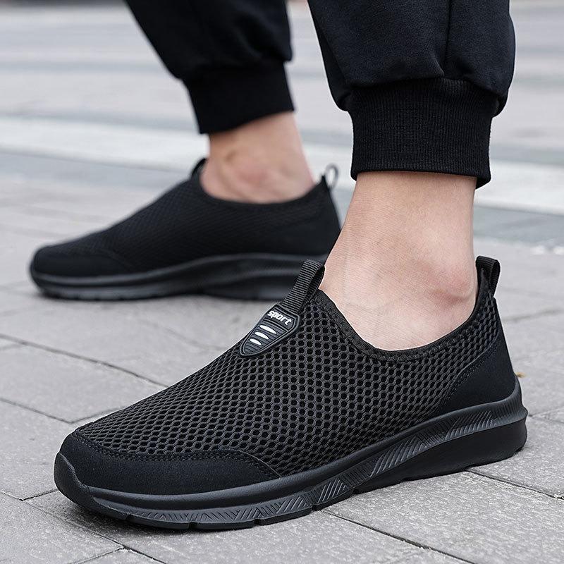 Neue Sportschuhe Herrenschuhe Low-Top-Schuhe Weichsohlige Schuhe Lässige Slipper Laufschuhe