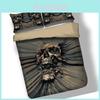 Premium Skull 3d Duvet Quilt Cover With Pillow Case Reversible Bedding Set For Unique Decor