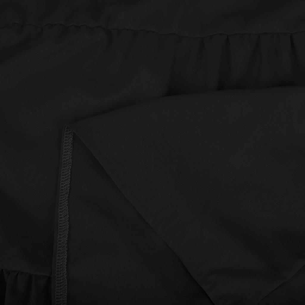 Women's Fashion Long Sleeve Round Neck Color Big Swing Beach Dress