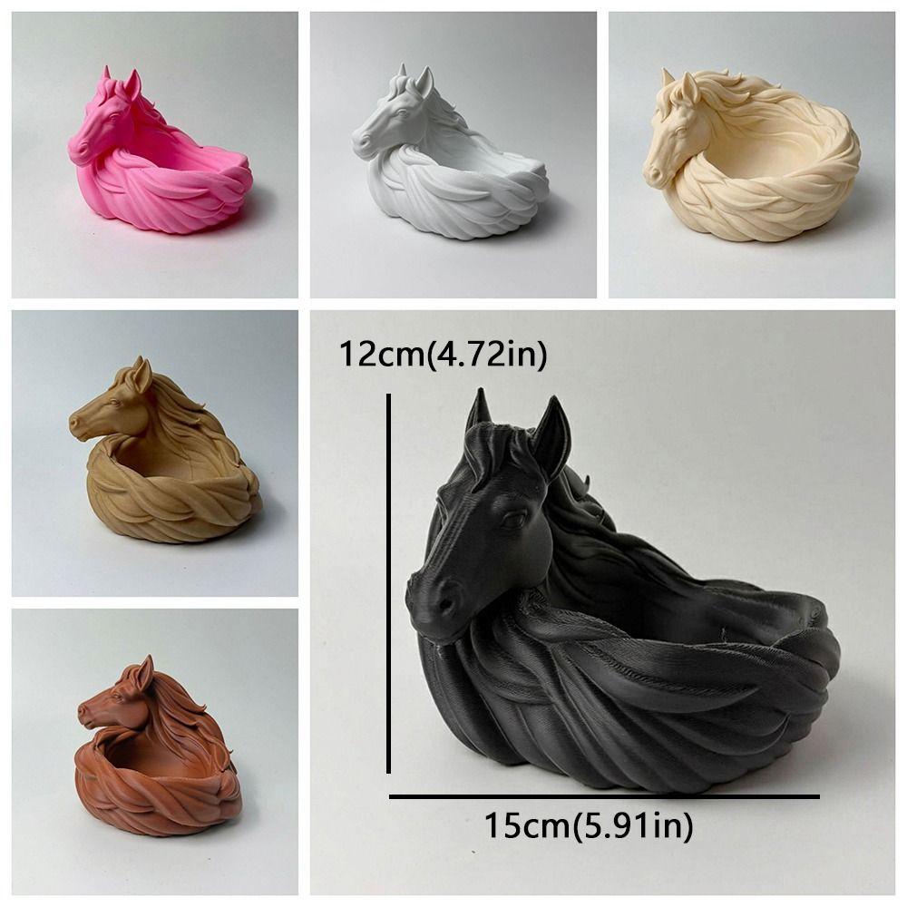 Animal Shaped Horse Storage Bowl 3D Printing Jewelry Storage Tray Tabletop Display