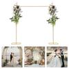 2 x 2.1 m Iron Wedding Arch Props Background Circle Lawn Wedding Door Outdoor Metal Balloon Flowers Arch Wedding Arch Stand