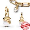 New Copper Me Series Infinity & Wing Medallion Charm Snake Pearlescent Mini Dangle Charm Fit Original Bracelet