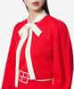 GUCCI Square Gg Logo Wool Jacquard Ribbon Knit - Red / 676829Xkdde6367