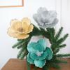 Creative DIY Simulated Christmas Flower Crafted Easy To Use Glitter Christmas Flower Exquisite Design Artificial Flowers Wedding