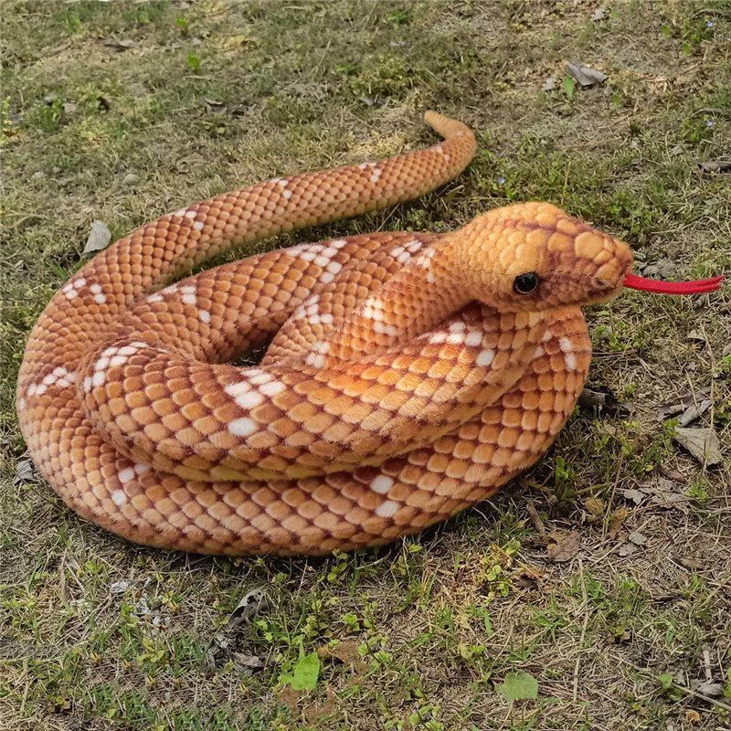 High-quality And Absolutely Innocuous Multicolor Plush Snake Type Anaconda Toy