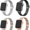 Schlankes Armband für Apple Watch Band 44 mm 40 mm 38 mm 42 mm 45 mm 41 mm Pulseira Edelstahlarmband Correa iWatch Serie Ultra 8 7 6 5 4 3 SE