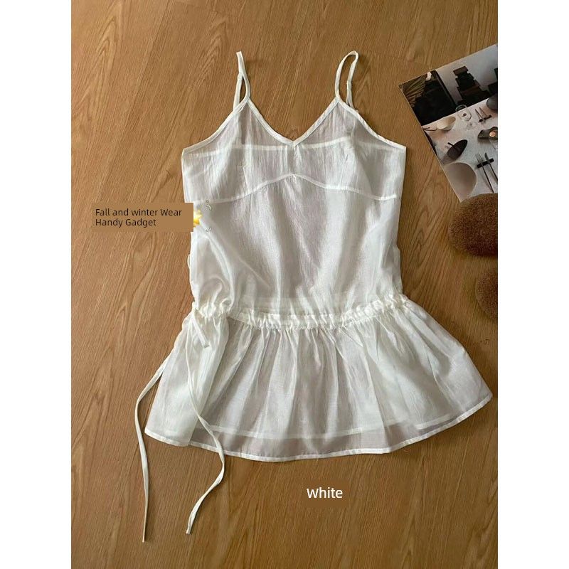 

Ряды Весна Корейский стиль Сладкий Будуарный стиль Жилет на кулиске Юбка на бретелях Женское нижнее белье Платье-бандаж Мода На все случаи жизни Стройнящий White One size