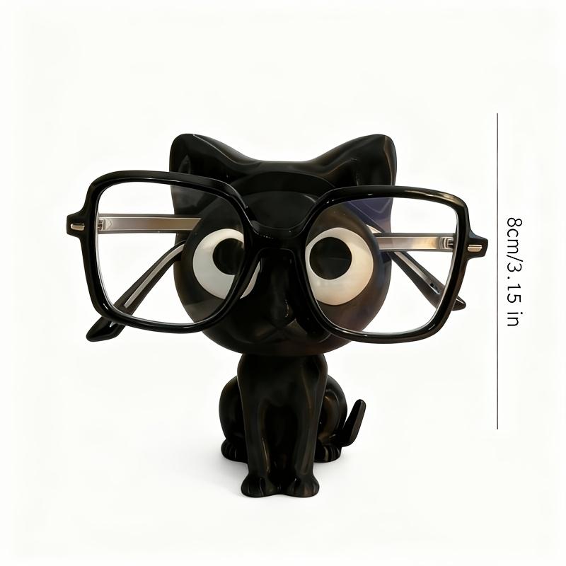 Support de lunettes Chat Mignon | Organisateur de bureau en plastique durable, Pour la chambre à coucher, l'entrée, la salle de bain et le rangement dans les armoires, Décoration de la maison