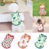 Pet Clothes Cat Summer Mesh Vest Clothing Comfortable Clothes For Cat And Small Dog Fruit Pattern Printed Cartoon Cute Cloth