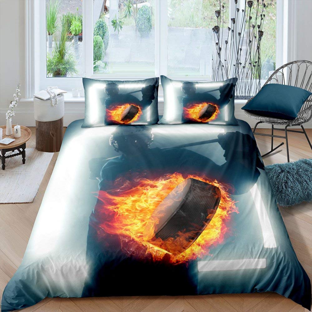 Kids Volleyball King Queen Duvet Cover Teens Ball Sports Bedding Collection Grunge Hippie Tie Dye Comforter Cover Polyester Quilt Cover