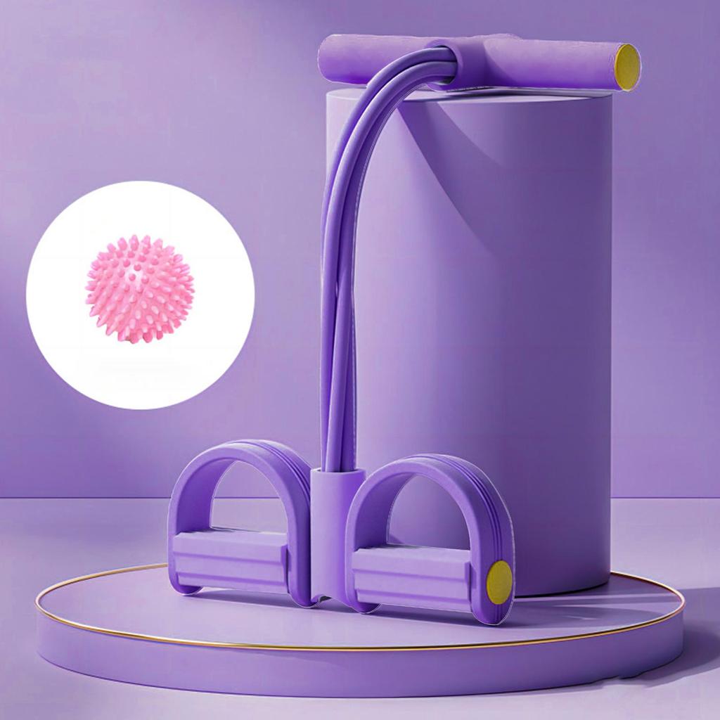 Yoga Pedal Puller Pedal Tensioner Multi-Functional Household Fitness Equipment Yoga Abdominal Strengthening Elastic Band Tension