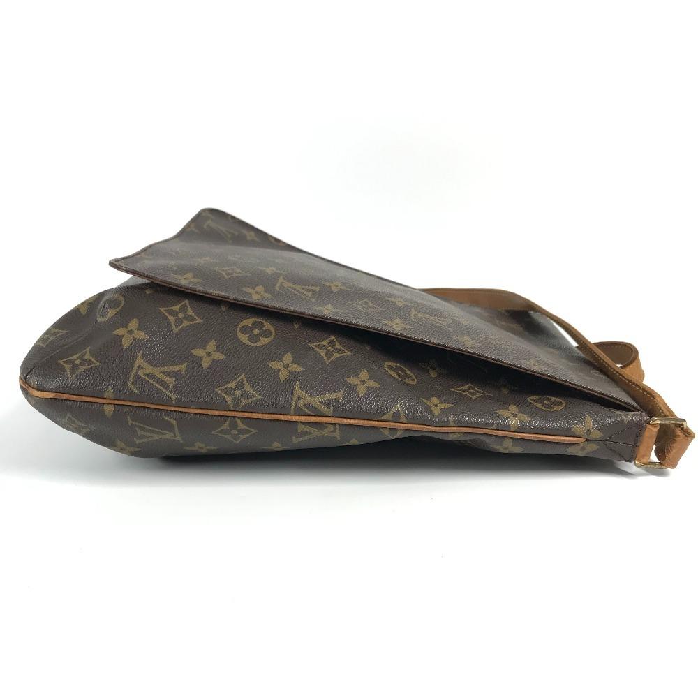 Louis Vuitton M51256 Monogram Musette Bag Crossbody Shoulder Bag Brown