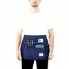 Cross-Border Denim Apron with Multi Pockets - Ideal for Cafe, Gardening, and Industrial Tool Storage with Logo Print