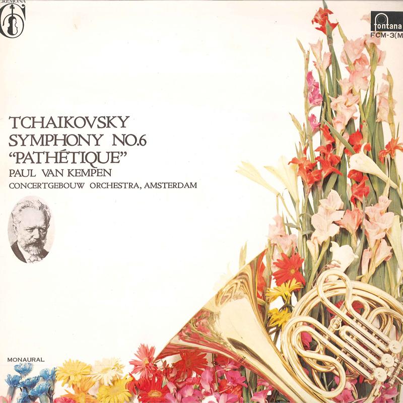

LP Record PAUL VAN KEMPEN, CONCERTGEBOUW ORCH - Tchaikovsky: Symphony No. 6 Patheti FCM3M FONTANA 1972 Japan Obi Classical Used