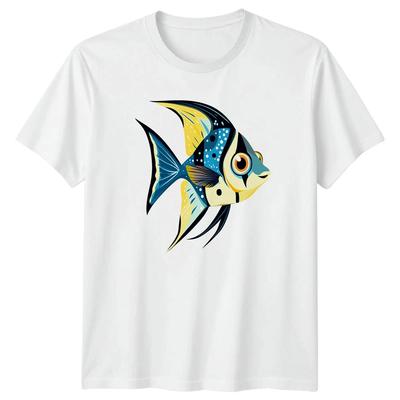 Angelfish T-Shirt Tropical Ocean Marine Wildlife Gift For Him And Her