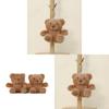 Plush Bear Keychain Toy With Pp Cotton Filling For Kids And Adults