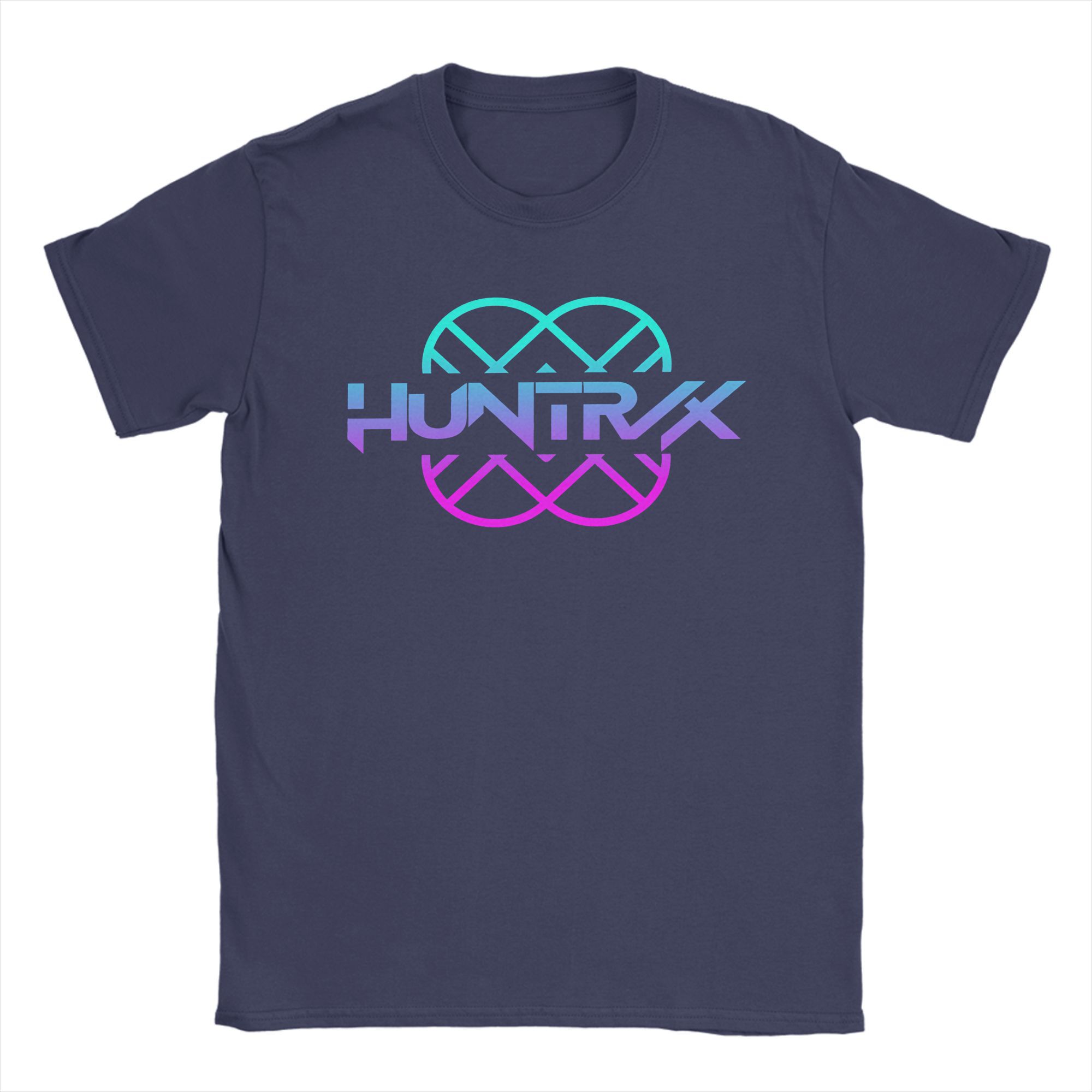 

Kpop Demon Hunters Colorful Huntrix Logo T Shirt Beach Cotton T Shirts For Couple Casual Tee Shirt Short Sleeve Vintage Tops M