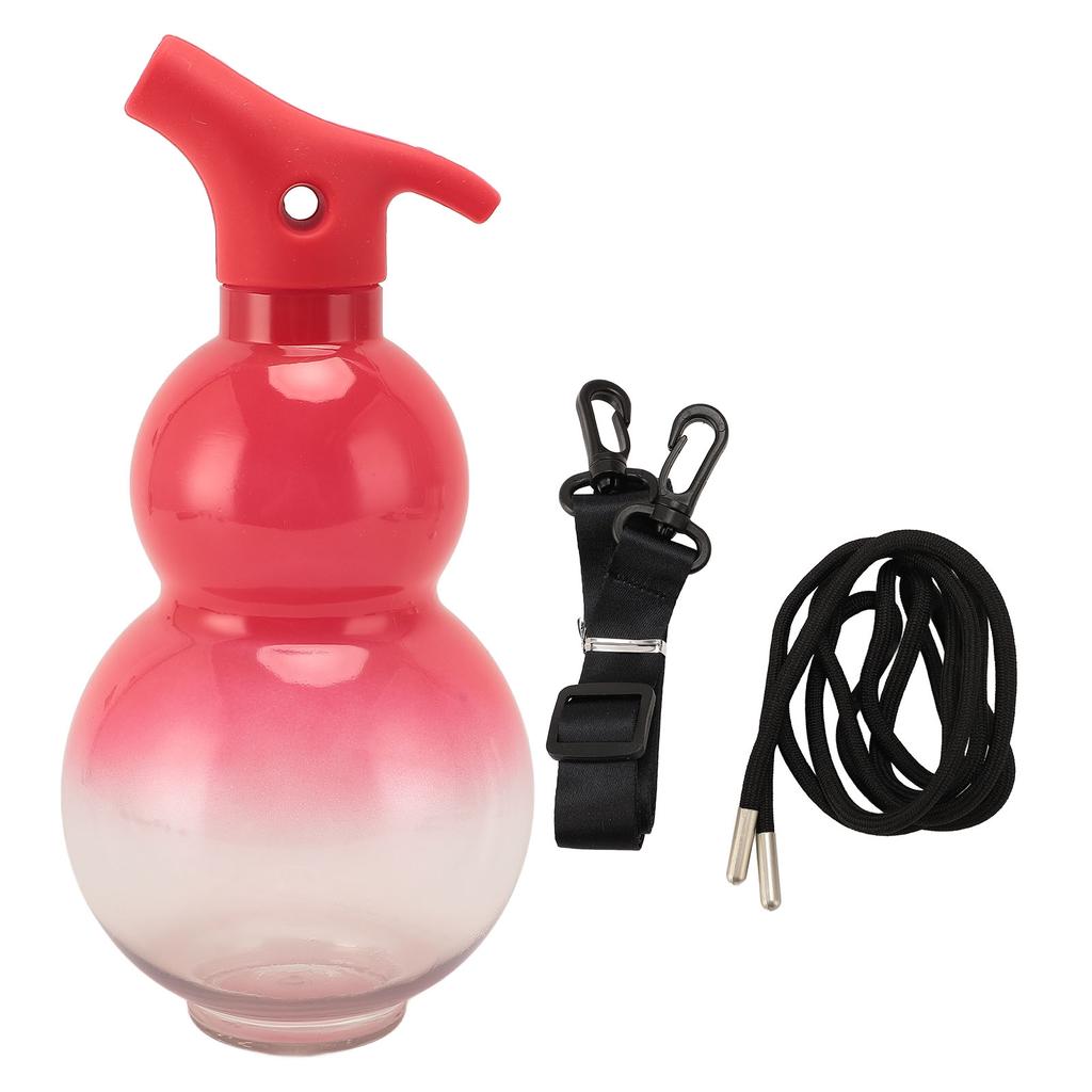 Gourd Water Bottle PET Large Capacity Portable Gourd Drinking Bottle for Sports Travel Role Playing