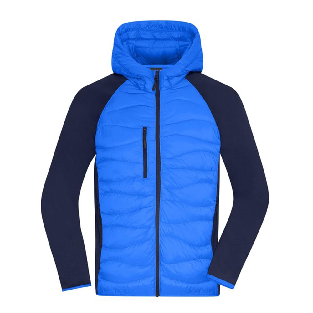 James and Nicholson Mens Quilted Hybrid Jacket