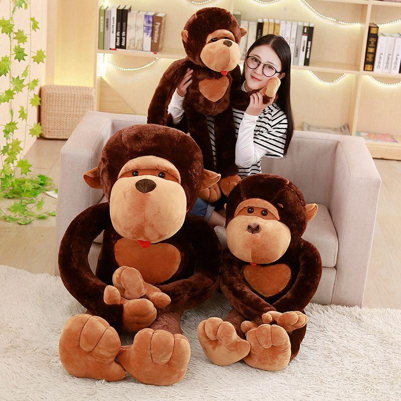 Giant Long Arm Gorilla Plush Toy Soft Stuffed Monkey Doll Kids Gift Perfect For Hugging And Room Decoration