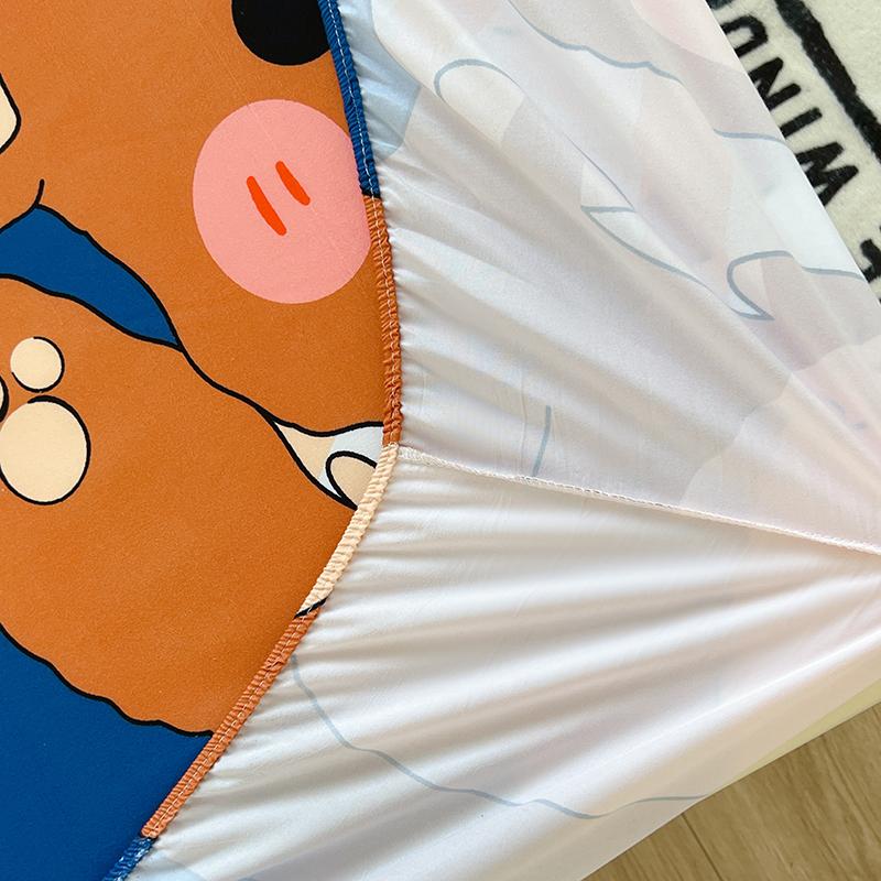 Laken i tegneseriestil til barnerom sabanas Hudvennlig madrasstrekk Hjem Sengetøy(Ingen putevar)