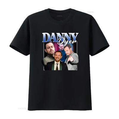 DANNY DYER Vintage Homage T Shirt Retro 90s Fan Print Vintage Washed Casual Soft Slightly Unisex Stylish Designer Clothes