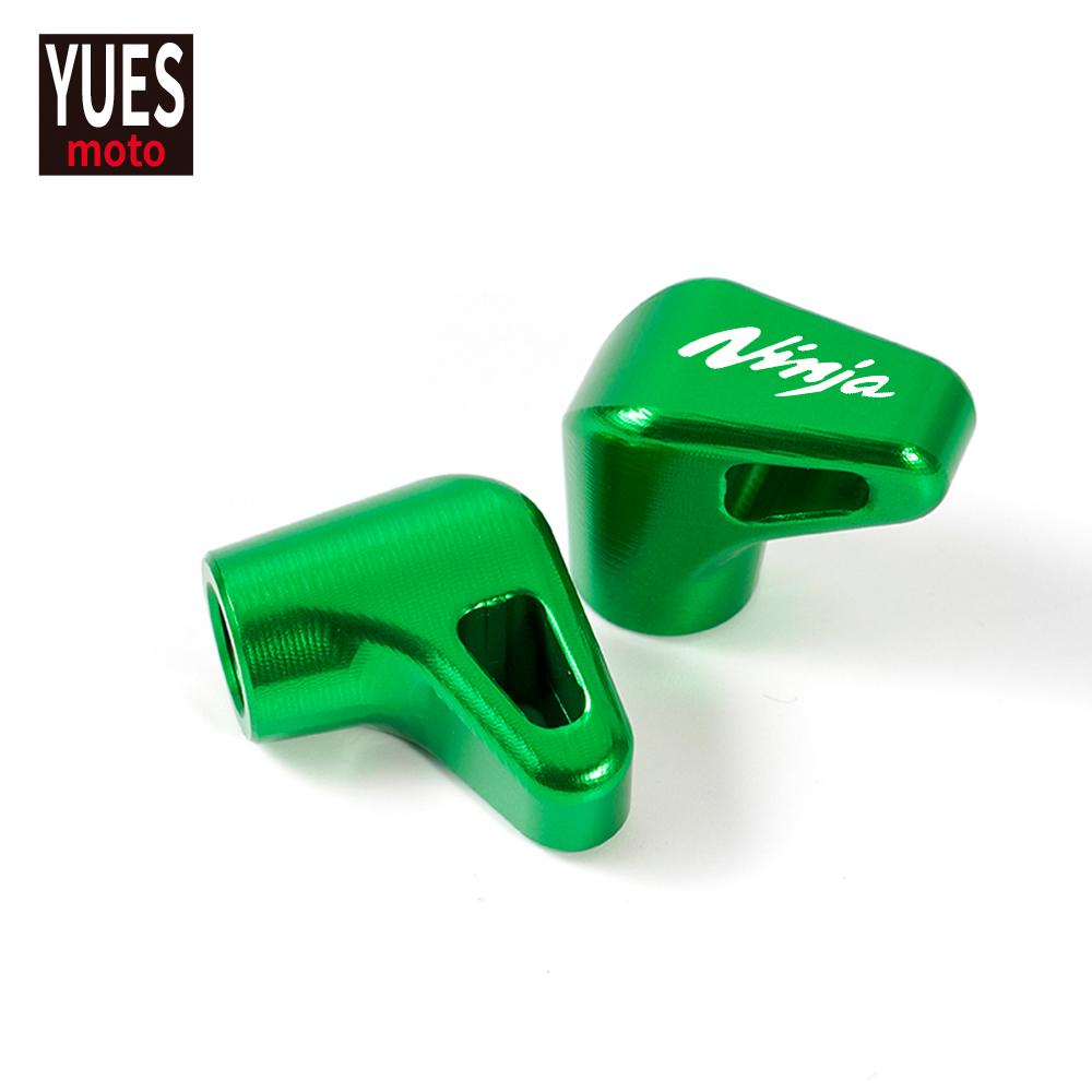 Motorcycle Accessories Tire Valve Air Port Stem Cover Cap Plug Aluminum for Kawasaki Ninja 250 300 400 650 ALL Year