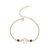 2021 Summer Palace-Style Hanfu Accessory: Women's Imitation Hetian Jade Safety Buckle Bracelet