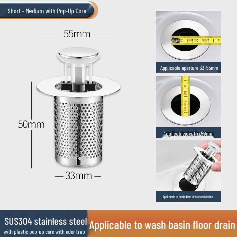 

Сітка-фільтр для зливу душу з нержавіючої сталі 304 проти засмічення