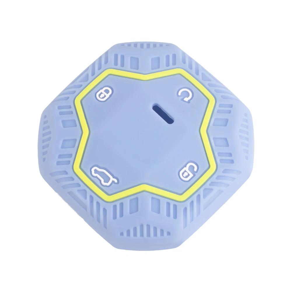 

Новые силиконовые чехлы для автомобильных ключей, складной чехол с 4 кнопками, защитный чехол для дистанционного ключа для Chery Jetour T2 Traveler 2024 2024 серый