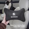 Car Headrest Memory Foam Neck Pillow Auto Accessories For Skoda Yeti Kamiq Kodiaq Karoq Octavia Fabia Rapid Mk3 Superb Derivati Kybf34